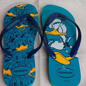 Havaianas flip flops Donald duck size 9/10 shoes